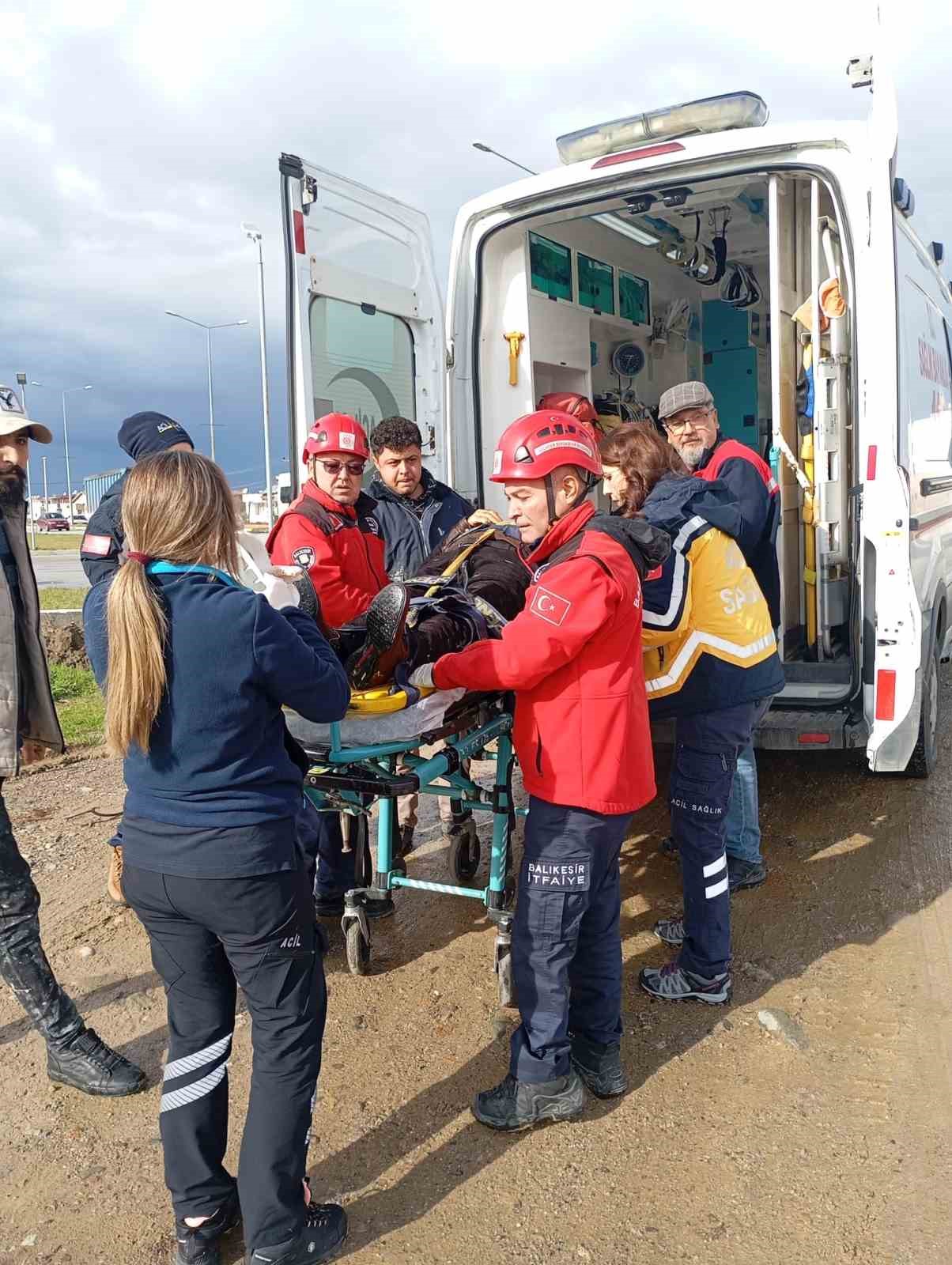 balikesirde tarafli trafik kazasi 1 yarali 1 uBtRtc1K