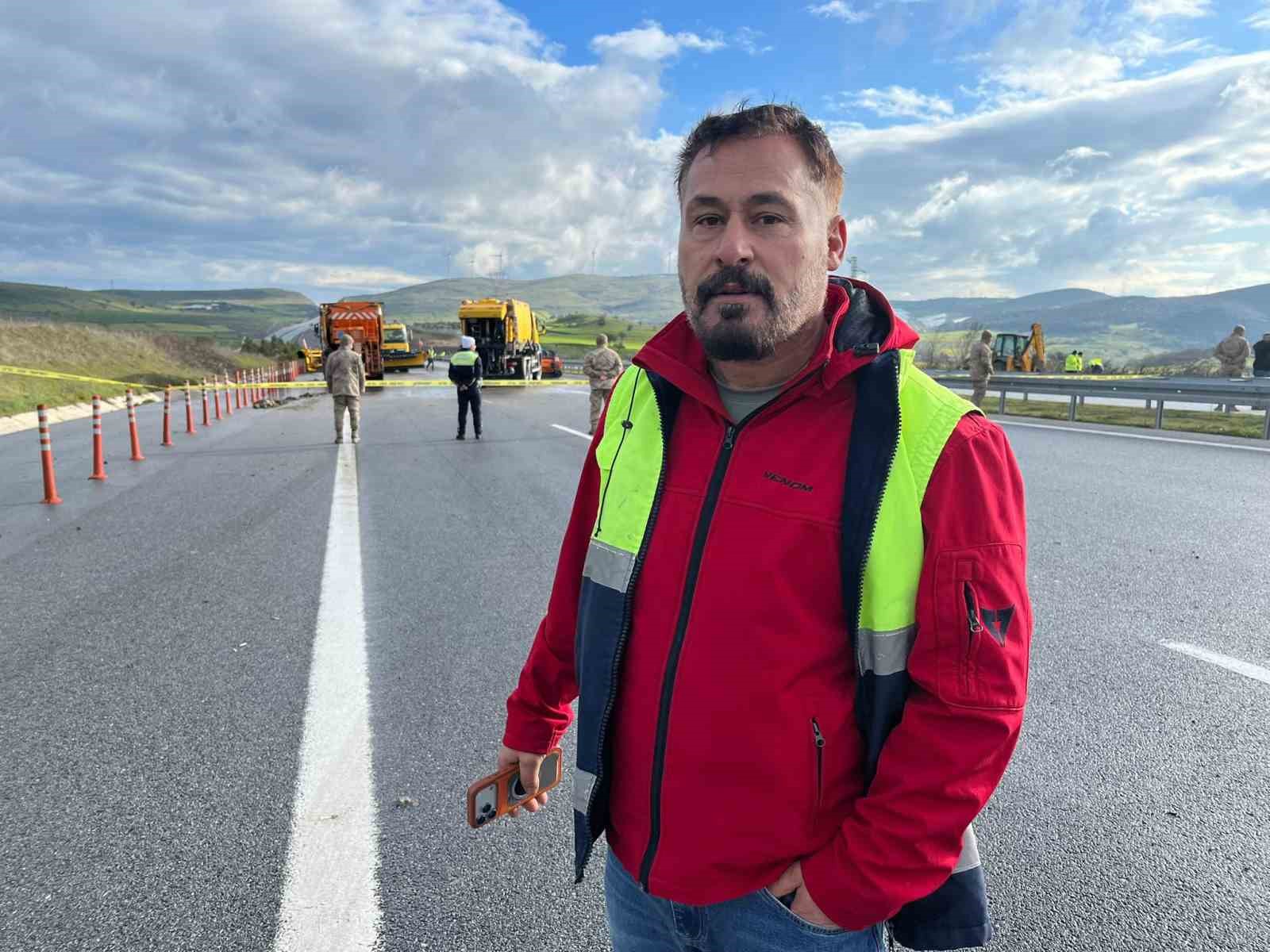 balikesirdeki ucak kazasina tanik olan sofor butun parcalar onume dustu 0