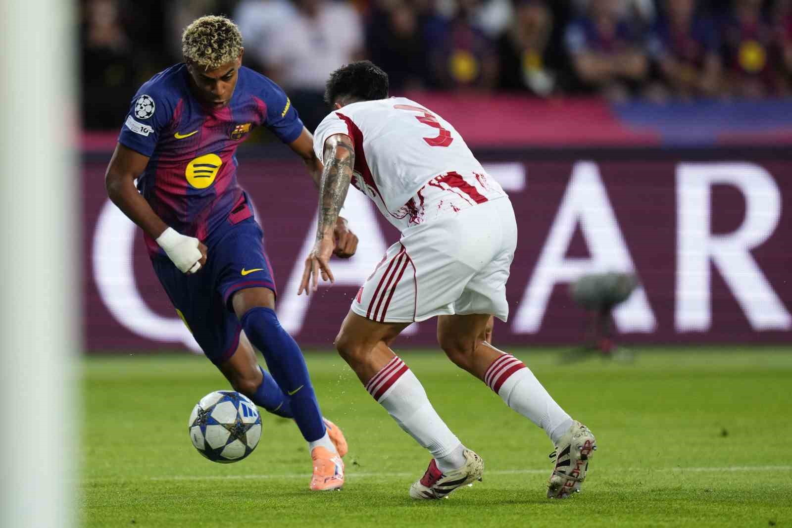 barcelona sampiyonlar liginde olympiakosa gol yagdirdi 6 1 1 Khphntui