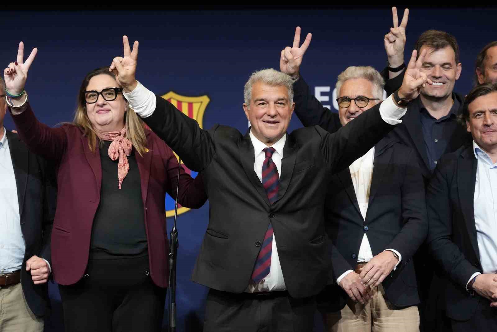 barcelonada joan laporta yeniden baskan secildi 1 kLAKWjkc