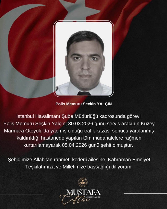 basaksehirde kazada agir yaralanan polis memuru seckin yalcin sehit oldu 0 uiMMdci4