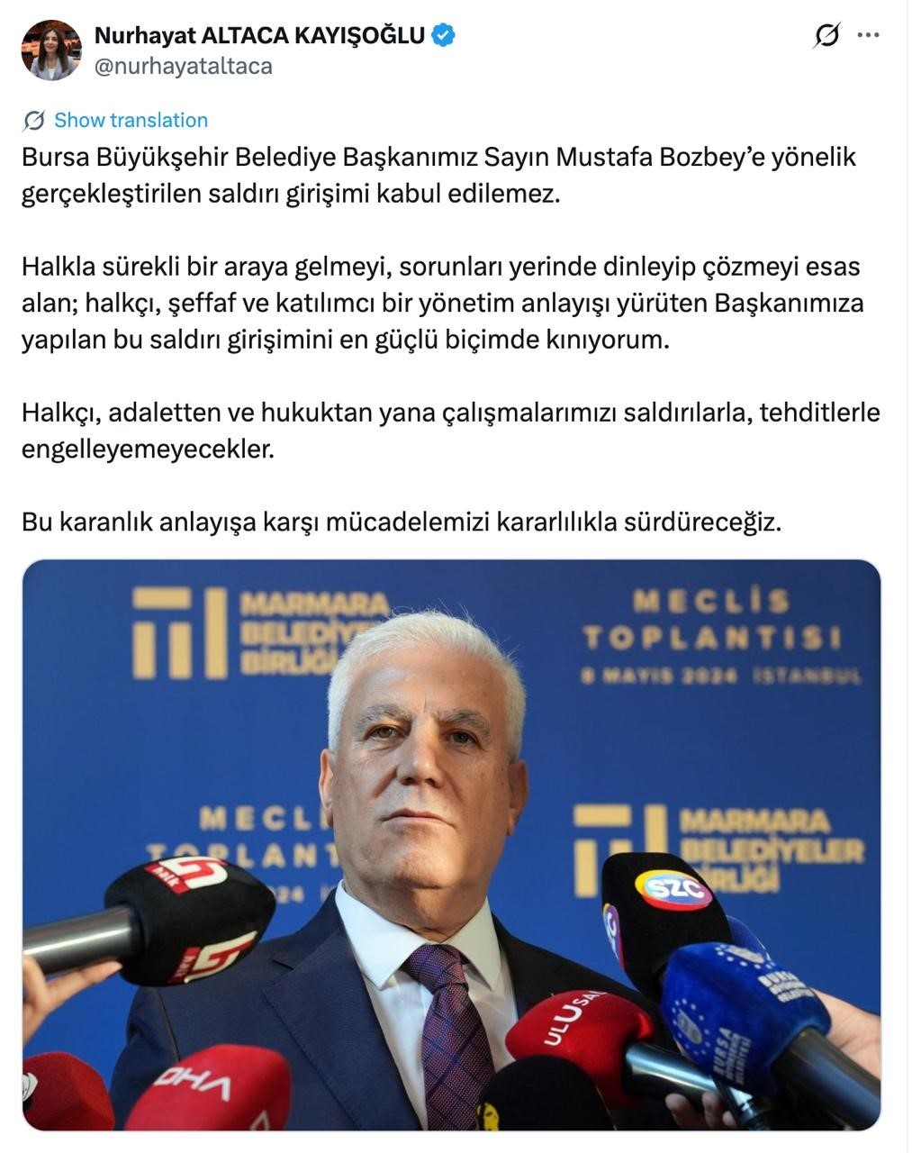 Başkan Bozbey’e saldırıya siyasi tepki: Destek mesajları peş peşe geldi 6 baskan bozbeye saldiriya siyasi tepki destek mesajlari pes pese geldi 2 4g7qOVhI