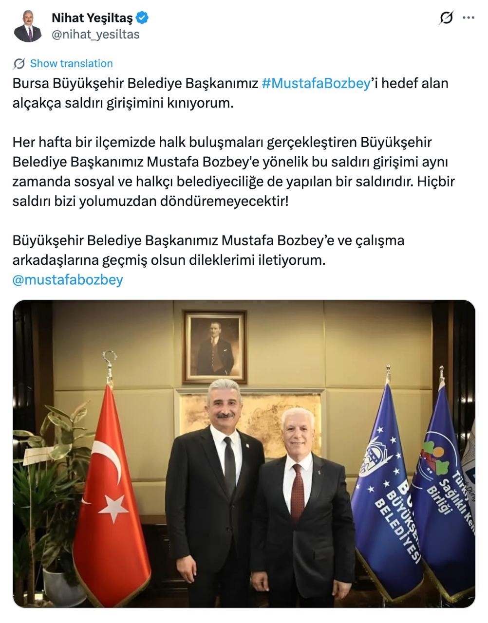 Başkan Bozbey’e saldırıya siyasi tepki: Destek mesajları peş peşe geldi 7 baskan bozbeye saldiriya siyasi tepki destek mesajlari pes pese geldi 3 SRqzXC4n