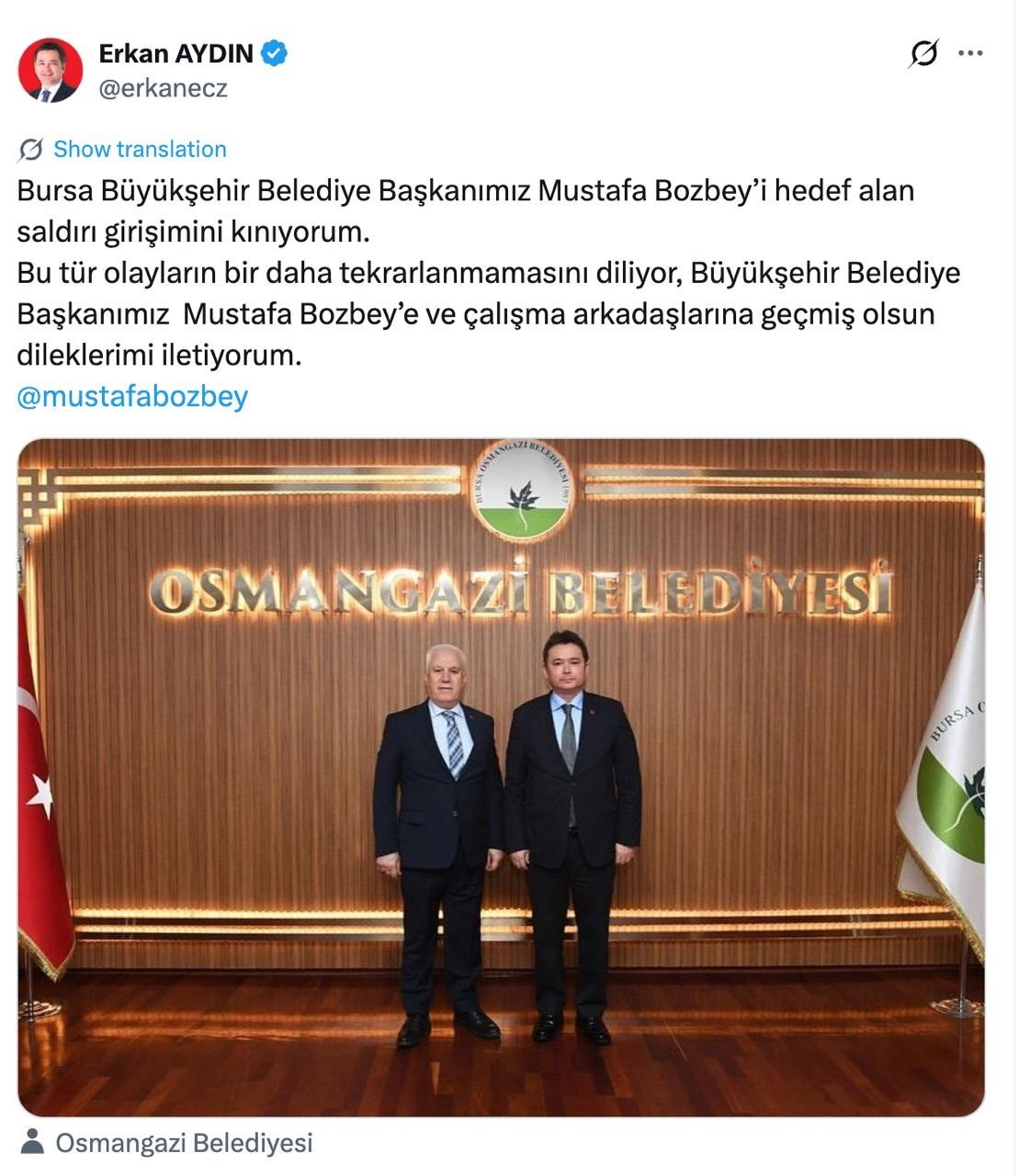 Başkan Bozbey’e saldırıya siyasi tepki: Destek mesajları peş peşe geldi 8 baskan bozbeye saldiriya siyasi tepki destek mesajlari pes pese geldi 4 9TeBEppE