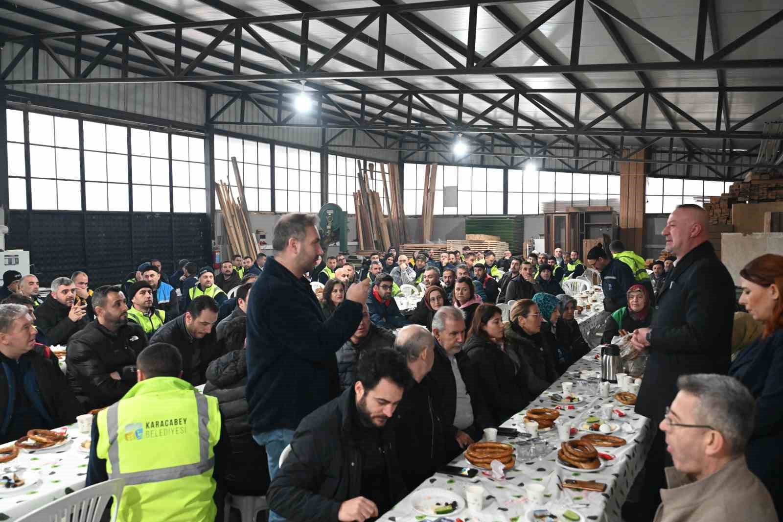 baskan karabati emekcileri kahvaltida agirladi 1