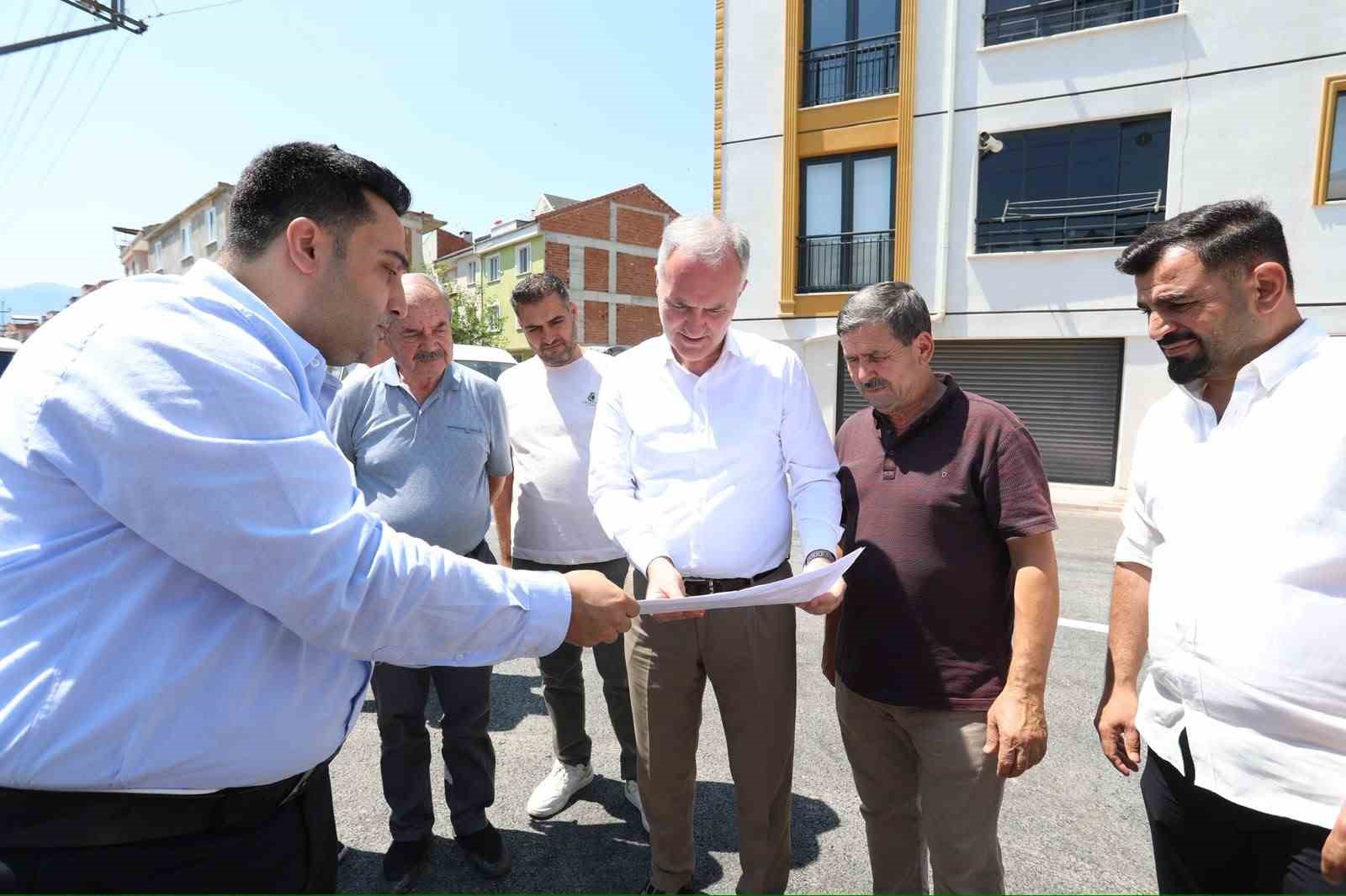 baskan taban tamamlanan asfalt ve otopark calismalarini yerinde inceledi 1 7YNfpuWW