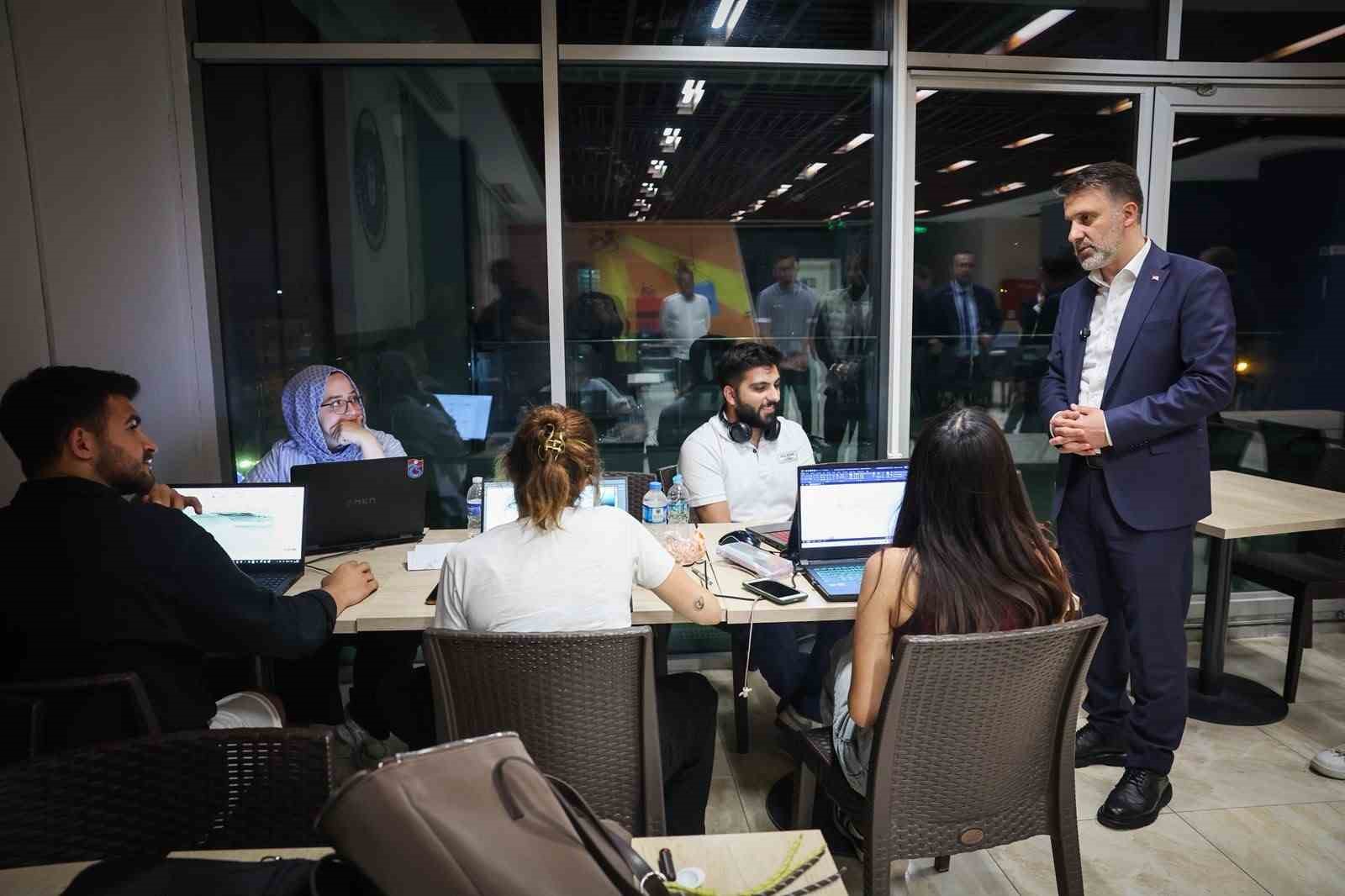 baskan vekili biba ogrencilerle bir araya geldi 2