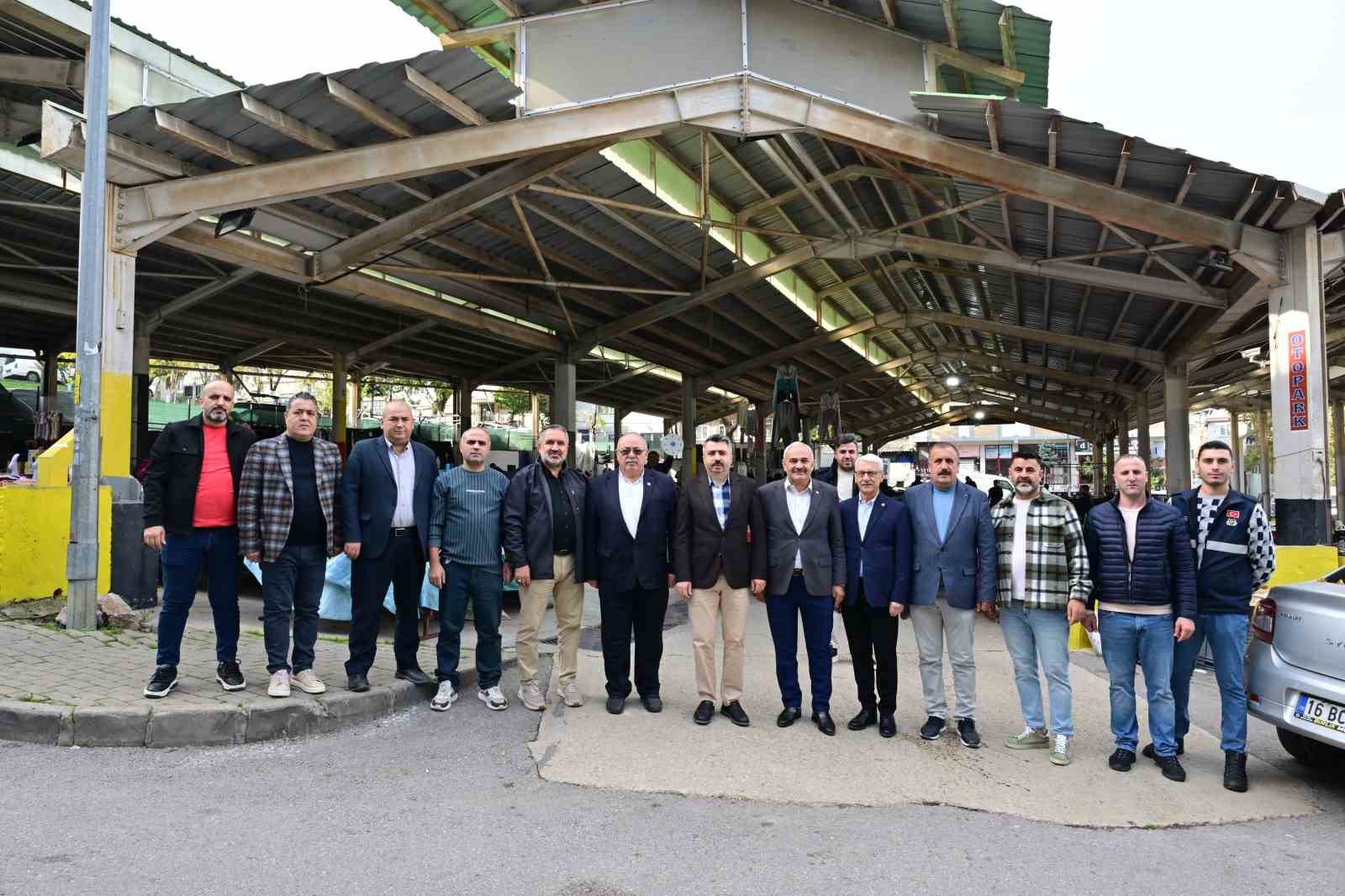 baskan yilmaz pazar esnafi ile bulustu 0