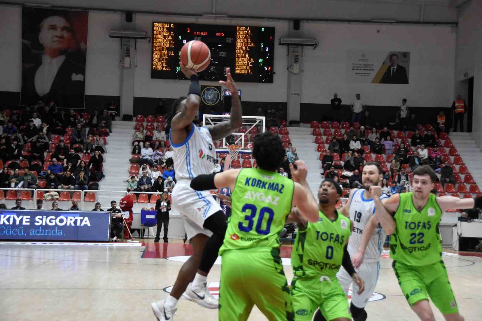 Basketbol Süper Ligi: Aliağa Petkimspor: 76 - TOFAŞ: 82 6 basketbol super ligi aliaga petkimspor 76 tofas 82 2 bK1ajMjN