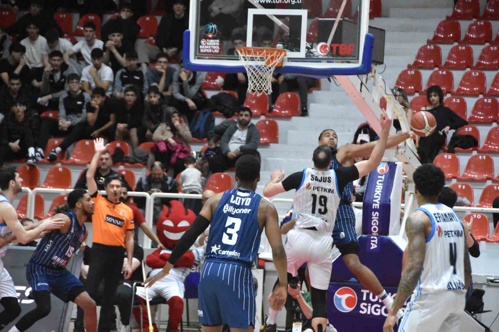 basketbol super ligi aliaga petkimspor60 a efes 85 20
