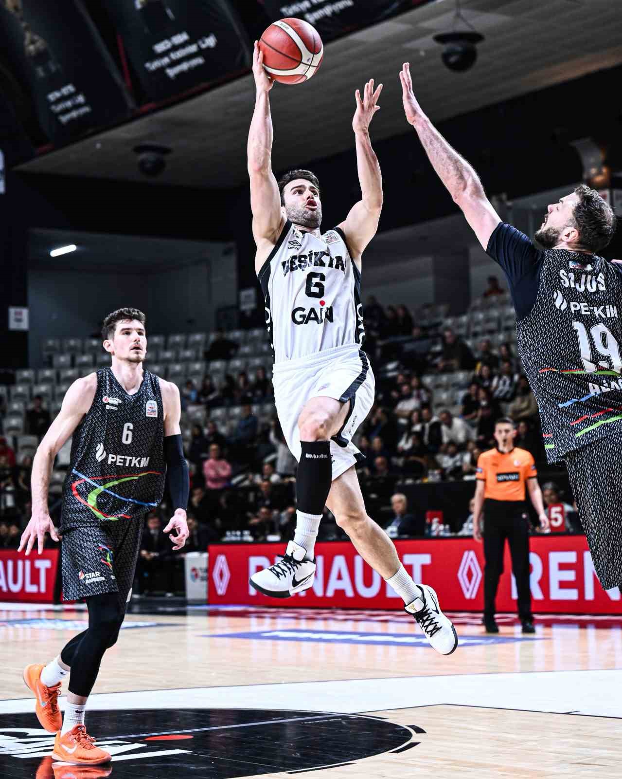 Basketbol Süper Ligi: Beşiktaş: 81 - Aliağa Petkim Spor: 69 9 basketbol super ligi besiktas 81 aliaga petkim spor 69 5 FESELRvD