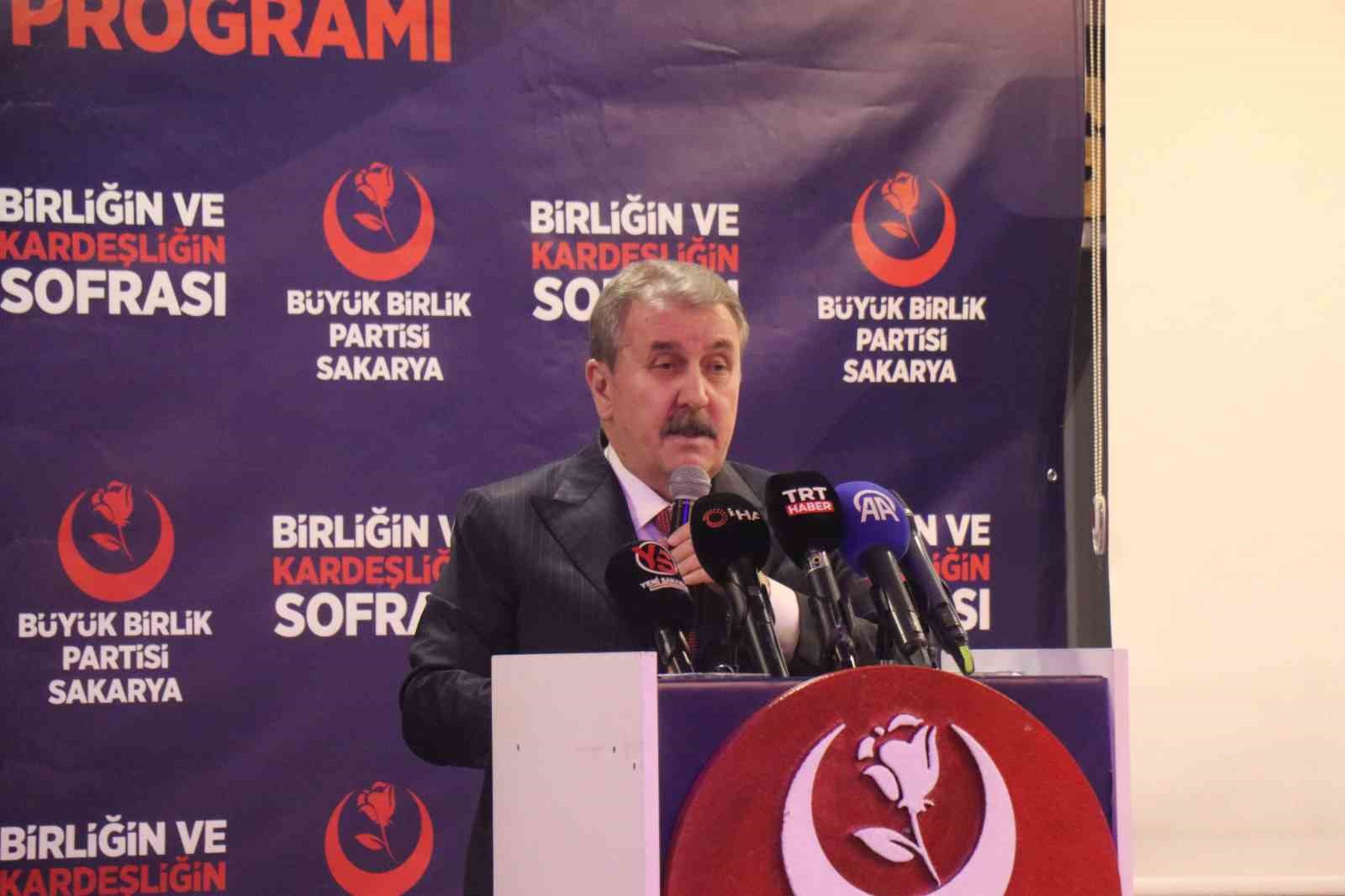 bbp genel baskani destici isledikleri acik bir savas sucudur ve mutlaka trump da netanyahu
