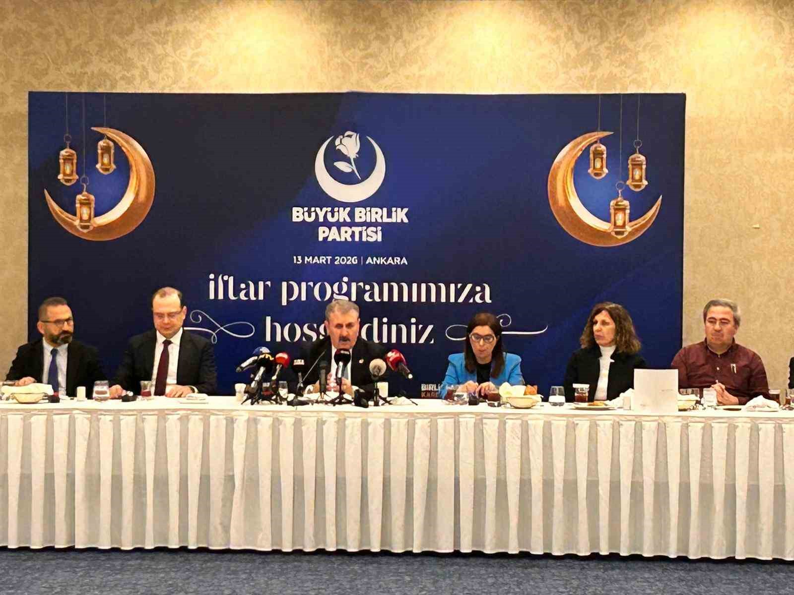 bbp genel baskani destici ne amerikanin ne israilin baris adina verebilecekleri hicbir sey yoktur VKzhMmwz