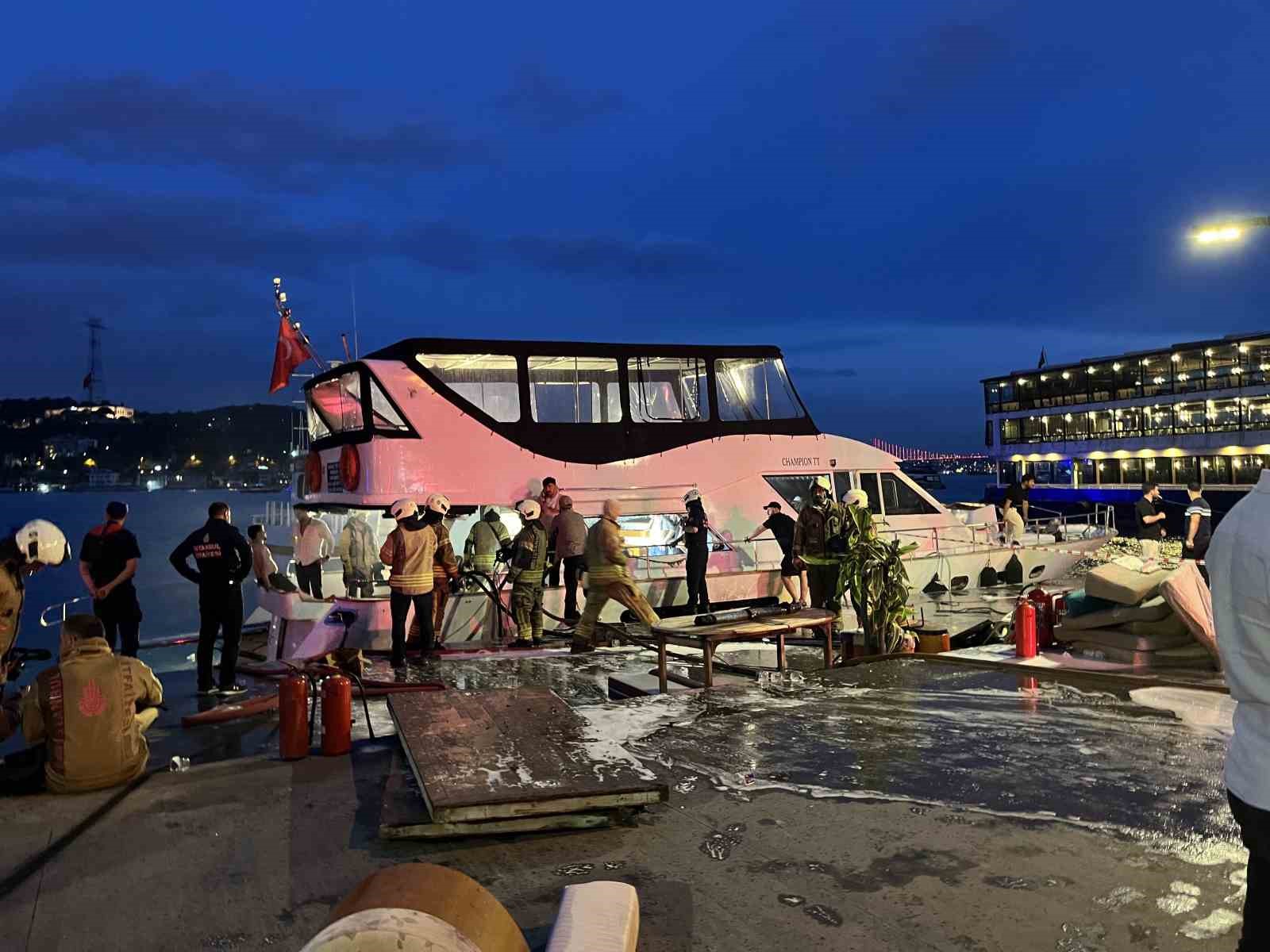 bebek sahilinde teknede cikan yangin sonduruldu 7 cPvfcl3m