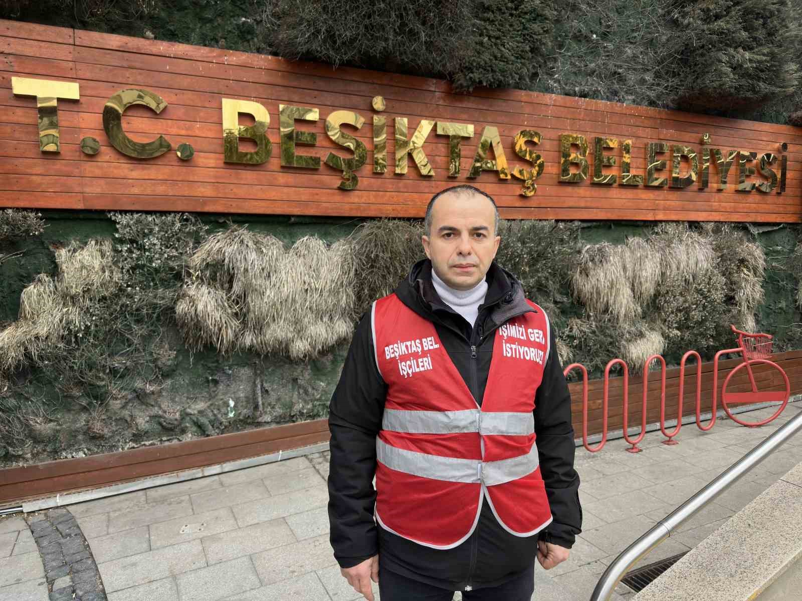 besiktas belediyesinde isten cikarildigini one suren chpli uye 52 gundur eylemde 0 47j6z5pS