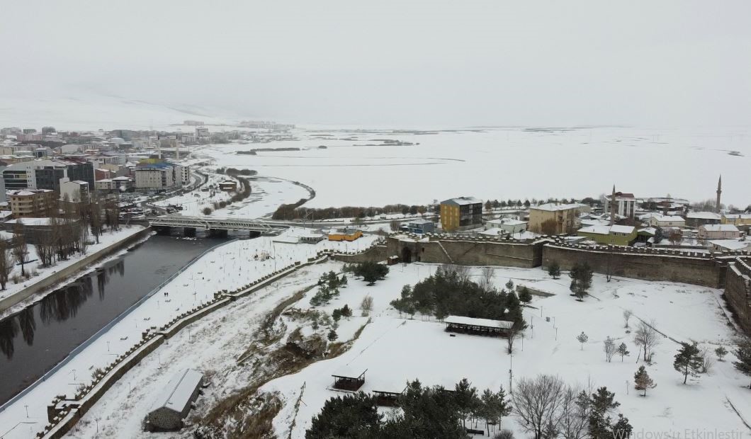 beyaza burunen ardahan kalesi havadan goruntulendi 3
