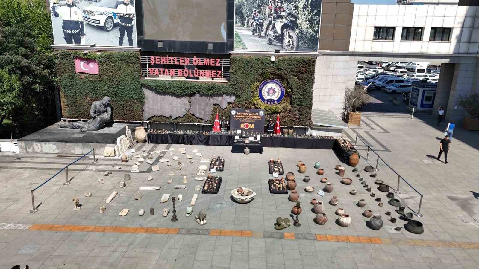 beykozda ele gecirilen 10 bini askin eser ve sikkeler emniyette sergilendi 0 KfewMAHv