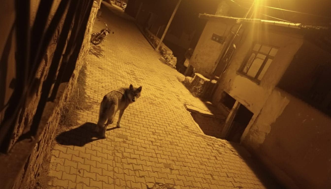 beypazarinda ac kalan kurtlar sehre indi 0 mdjEV6sk