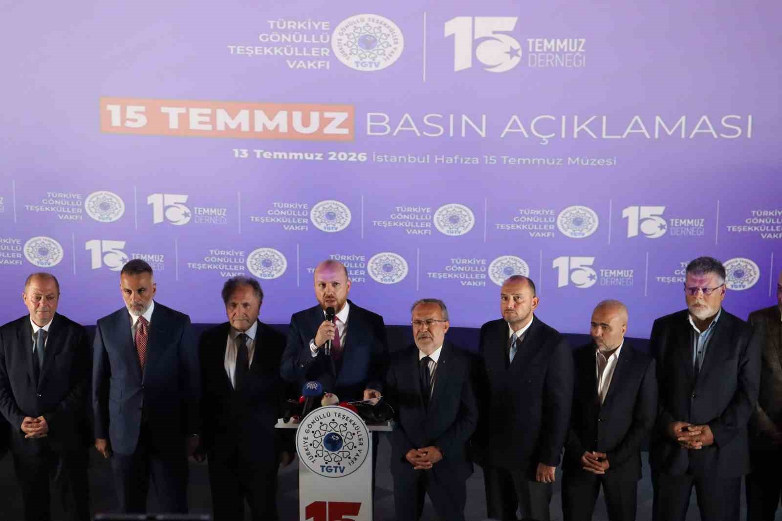 bilal erdogan 15 temmuz vesayet odaklarina karsi millet iradesinin acik ve net beyanidir 2 8lO7Smag