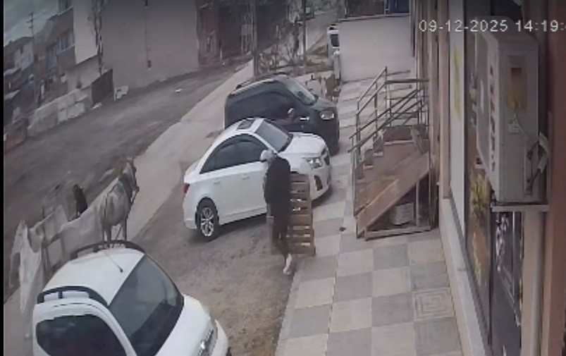 bina onunden malzemeleri izinsiz alan sahislar kameraya yakalandi 0 LEX5Ml83