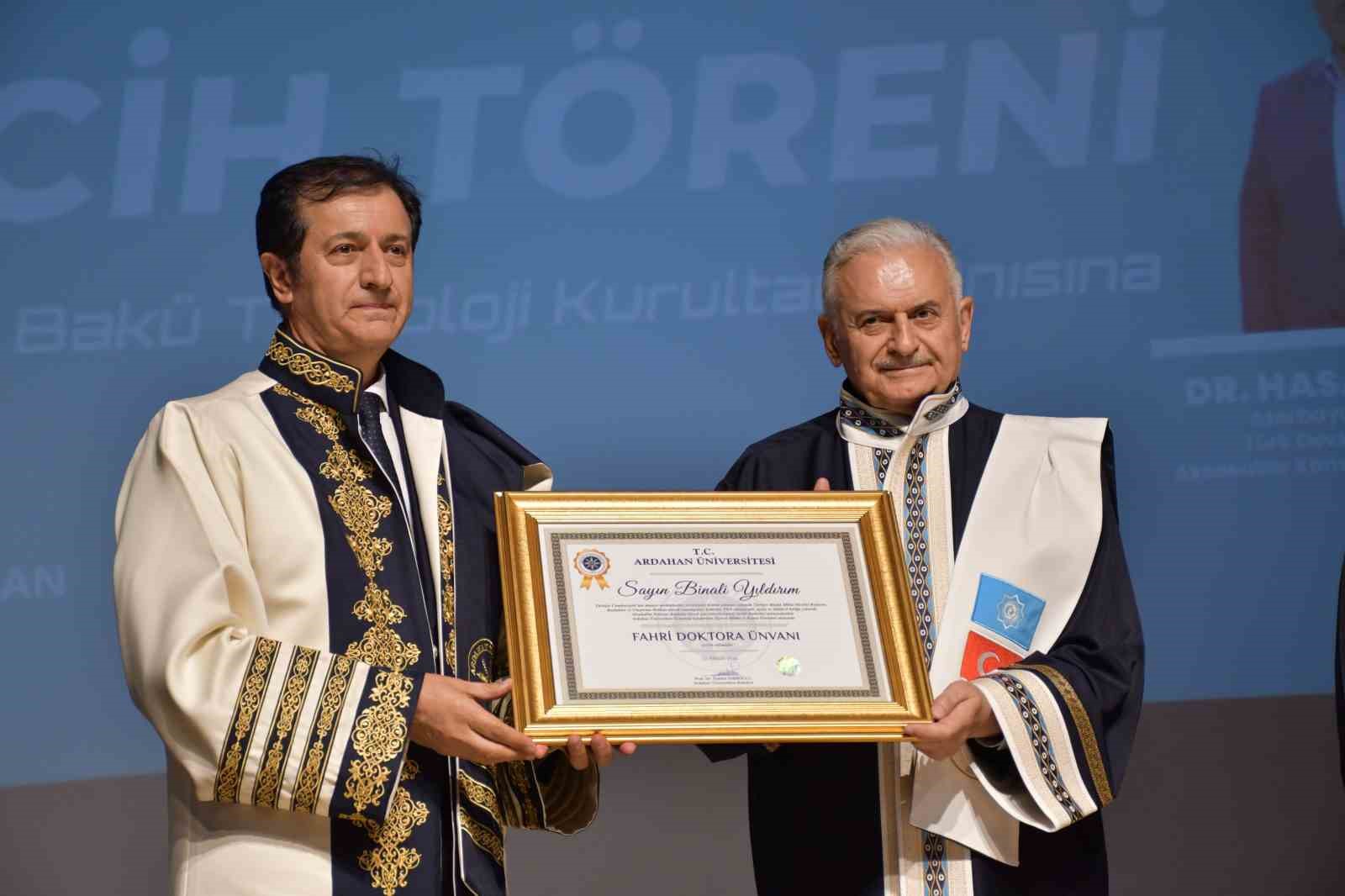 binali yildirima fahri doktora unvani verildi 0