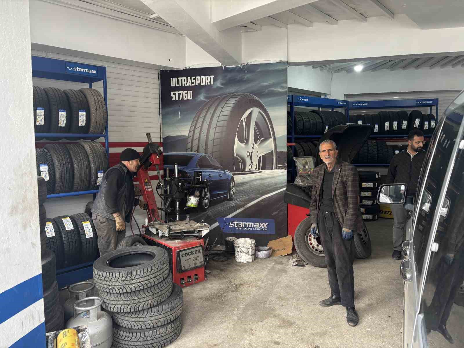 bingolde havalar isinmadi lastik degisimi gecikti suruculer beklemede 1