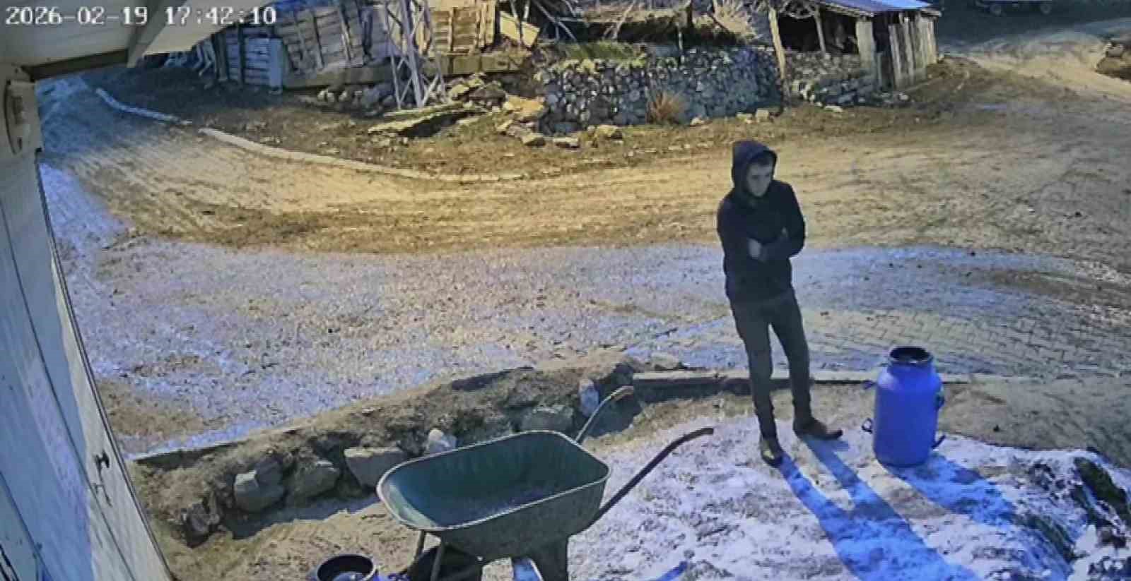 bir bidon sutu deviren gencin caresiz anlari kamerada 1 z3wg7yv3