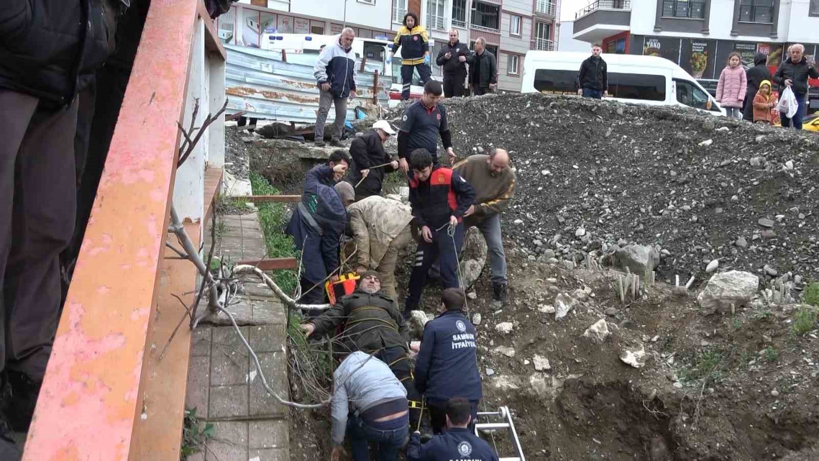 bisikletiyle irmaga dusen vatandas kurtarildi 5 MBfDkI9u