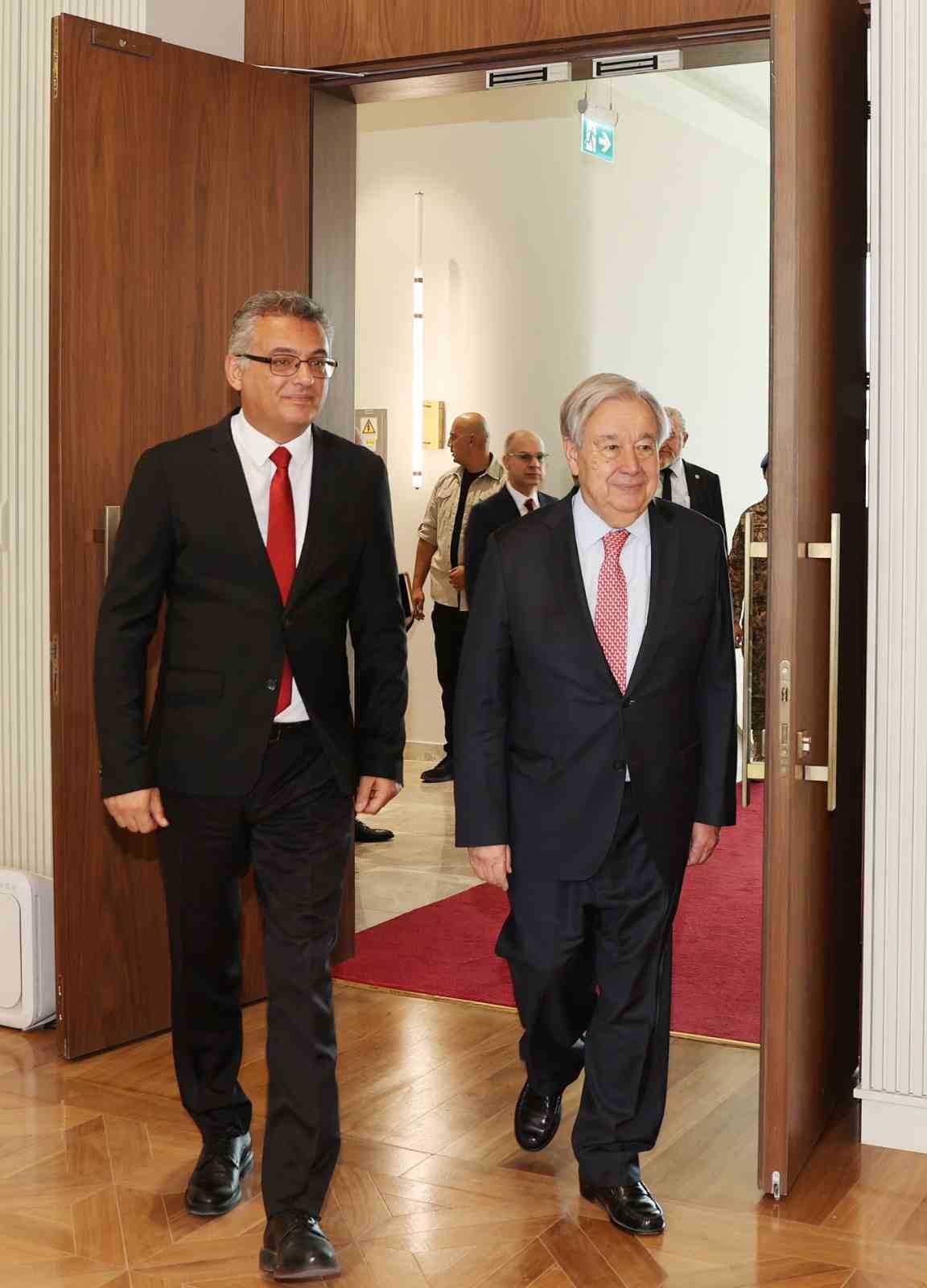 bm genel sekreteri guterres kktc cumhurbaskani erhurman ile gorustu 1 StFITrfk