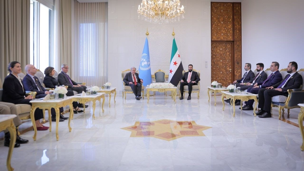 BM Genel Sekreteri Guterres, Suriye Devlet Başkanı Şara ile görüştü 5 bm genel sekreteri guterres suriye devlet baskani sara ile gorustu 1 clqqyLwC