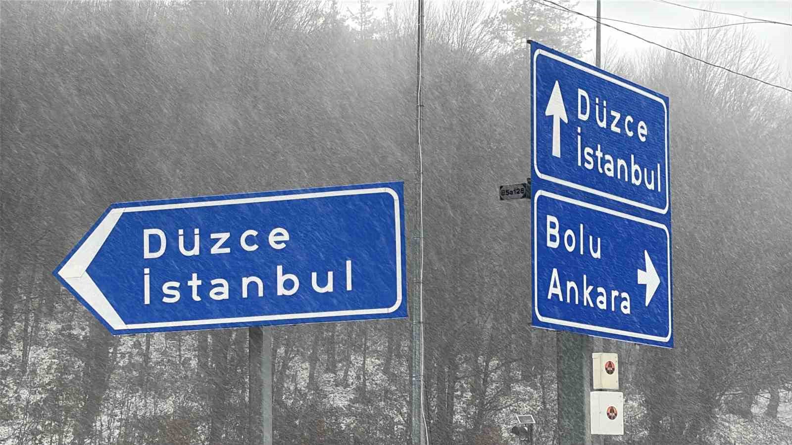 bolu daginda kar yagisi basladi 2
