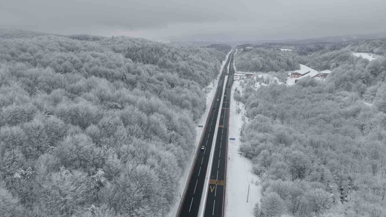 bolu daginda yollar acik kar yagisi ise tipi seklinde 2