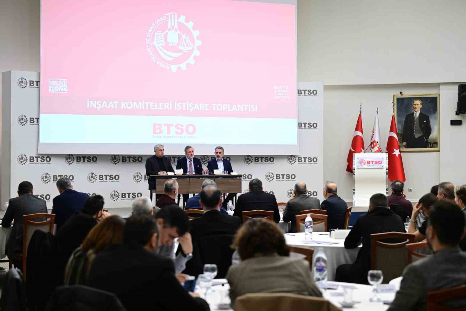 btso meslek komiteleri insaat sektorunun nabzini tuttu 1