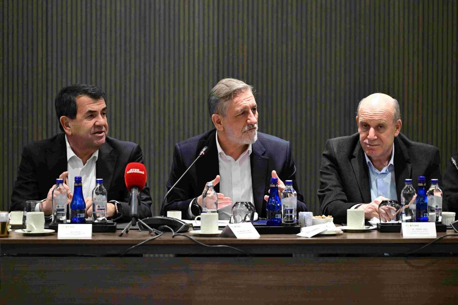 btso yonetim kurulu baskani ibrahim burkay kurumlarin gercek gucu fiziksel yapilar degil birlik ve
