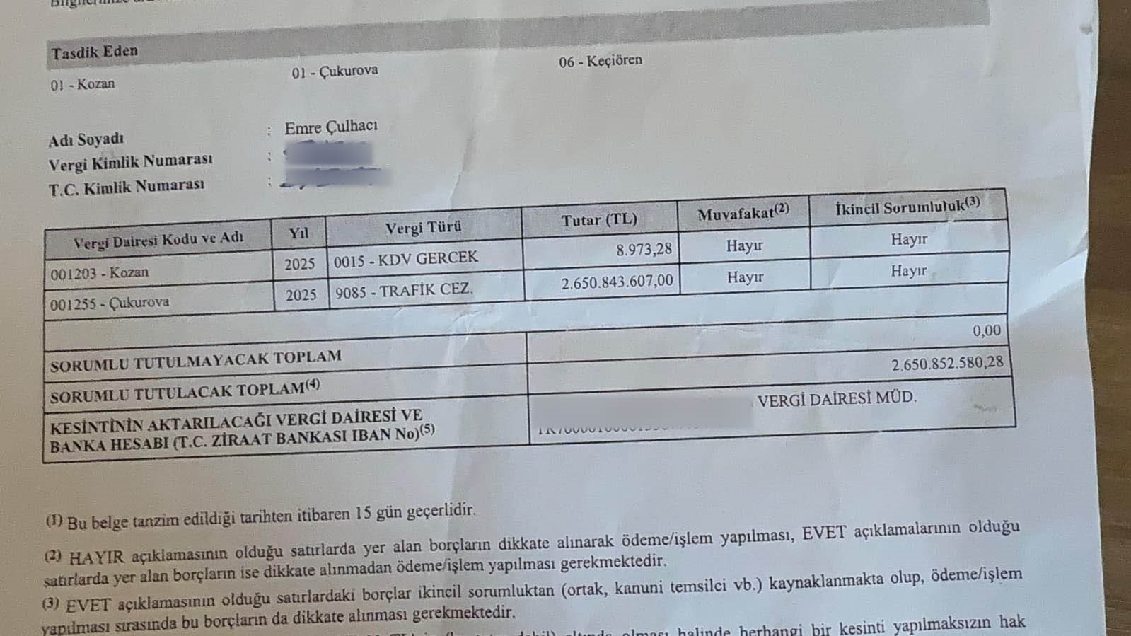 bu hata insani kalpten goturur avukata 2 milyar 650 milyonluk trafik cezasi soku 1