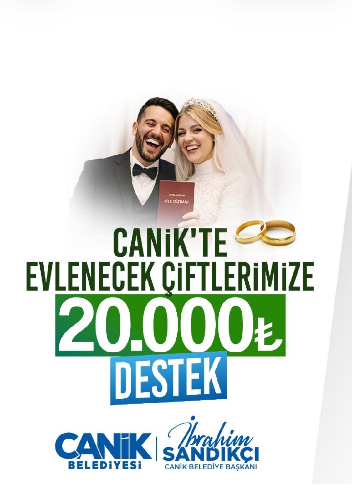 bu ilcede evlenecek ciftlere 20 bin tl maddi destek 2 9UkcnJT9