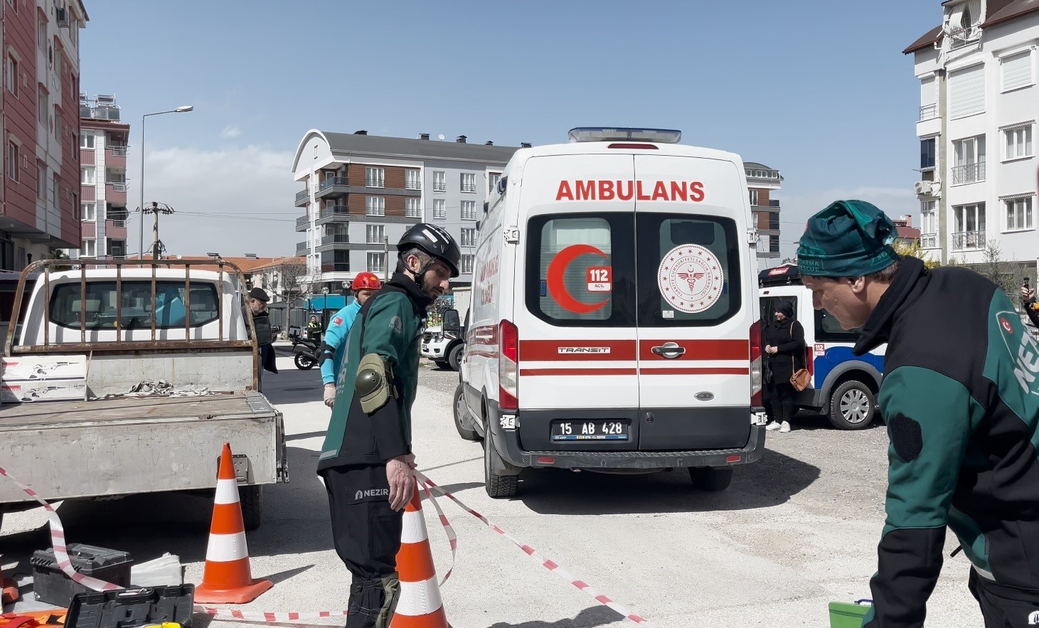 burdurda 57 buyuklugundeki deprem tatbikatinda gercegi aratmayan goruntuler 7 sKWrbPn8