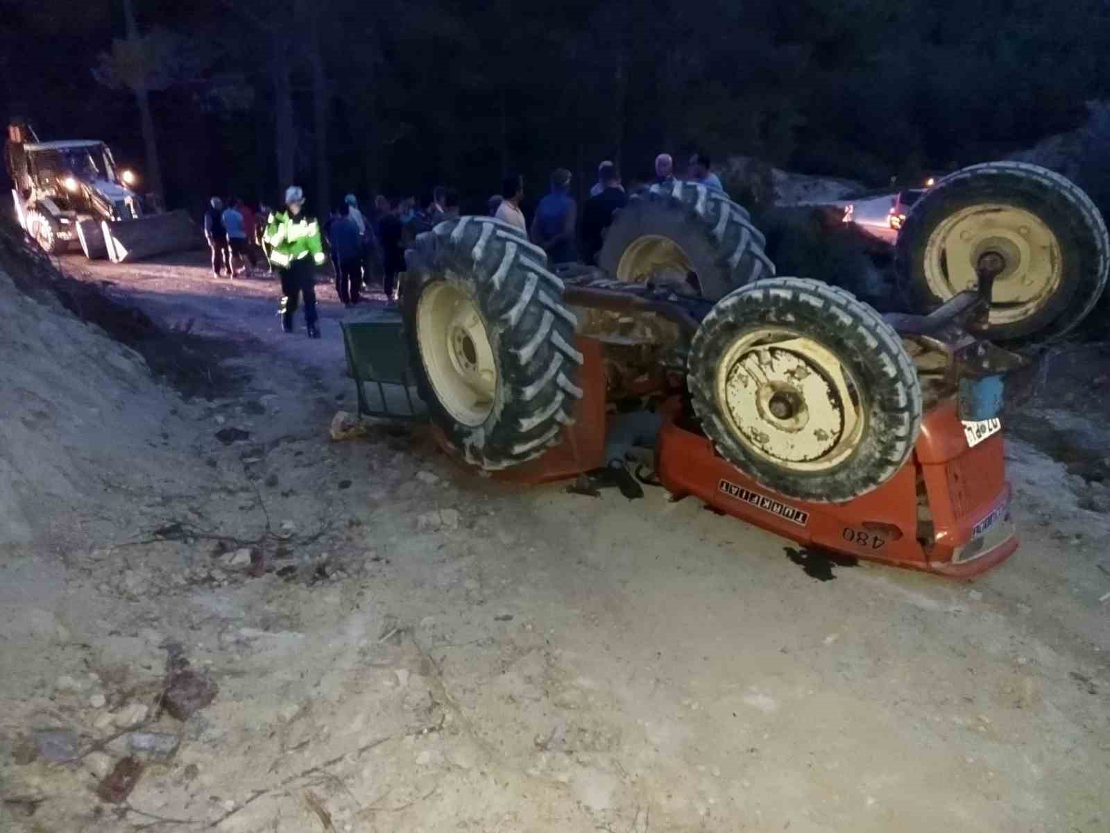 burdurda traktor devrildi 1 olu 1 yarali 0 TEhtidAy