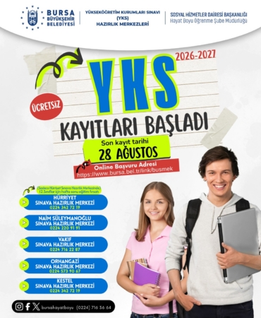 bursa-buyuksehir-ucretsiz-yks-kurslari-kayitlari-basladi