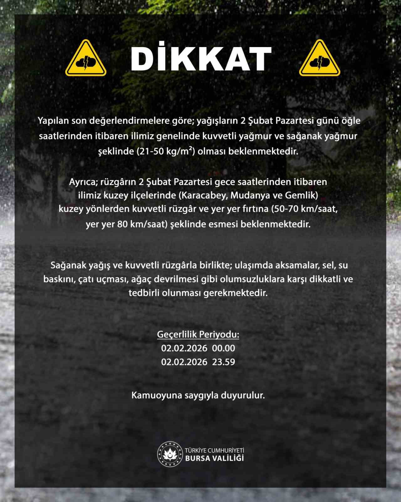 bursa genelinde kuvvetli saganak bekleniyor 0 ty67y96f