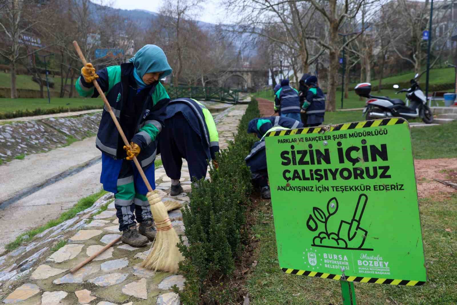 bursa kisin da cicek bahcesine donusuyor 2
