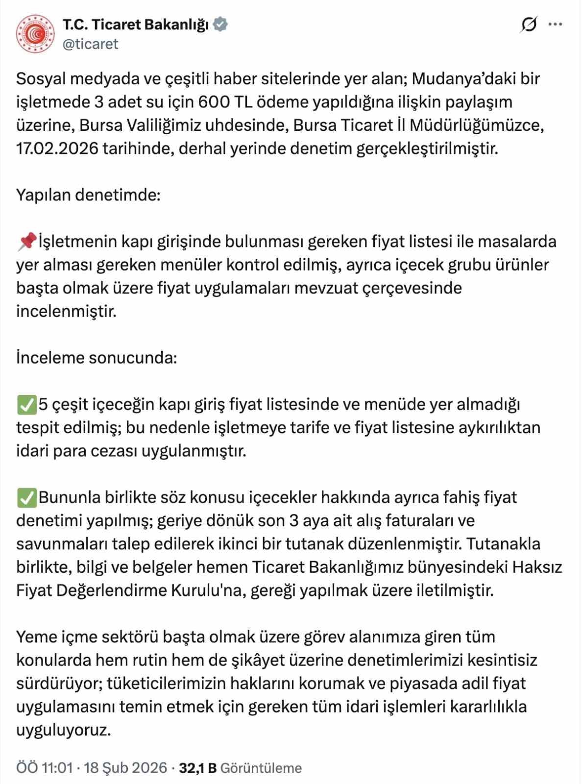 bursada 3 suya 600 tl iddiasi sonrasi bakanlik harekete gecti 1 Vd6HIgtE