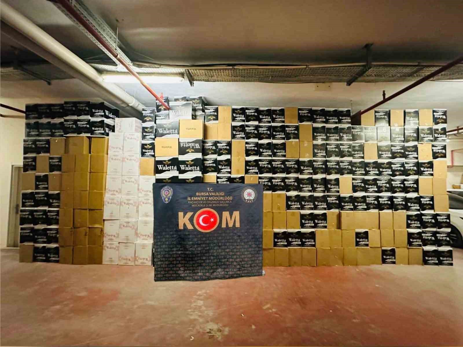 bursada 6 milyon 360 bin kacak makaron ele gecirildi 1 WK6iz6Ty