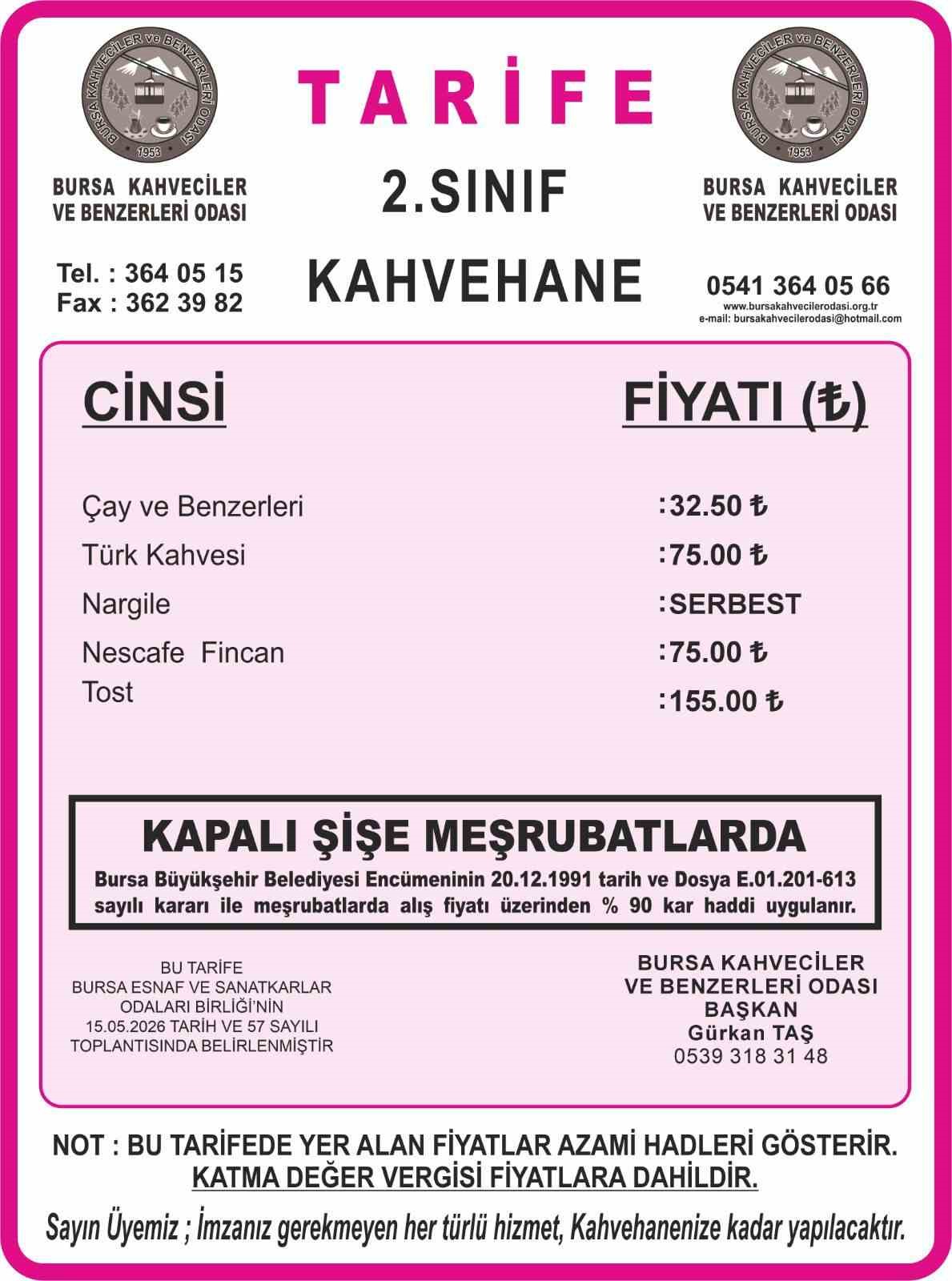 bursada cay ve kahve fiyatlarina yuzde 30 zam 1 PHpBc4aA