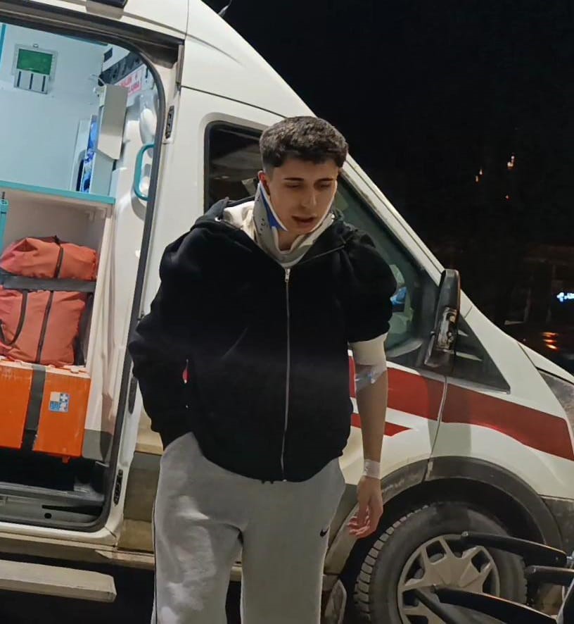 bursada direksiyon hakimiyetini kaybeden surucu direge carpti 2 772nYOnE
