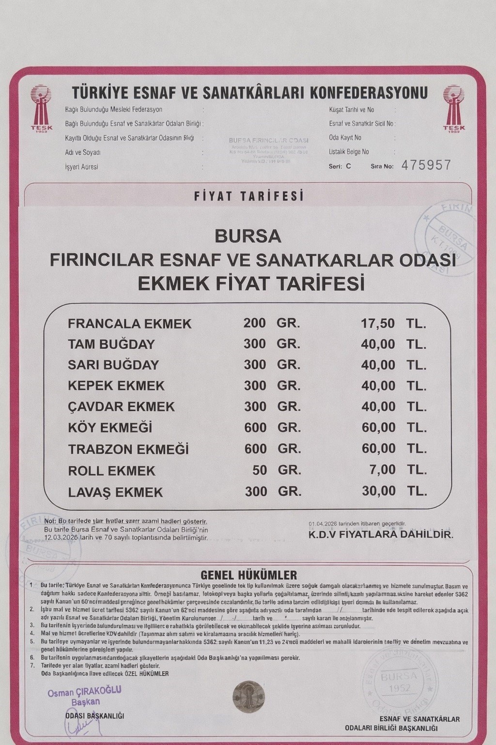 bursada ekmek zamlandi 2 WWh97nQb