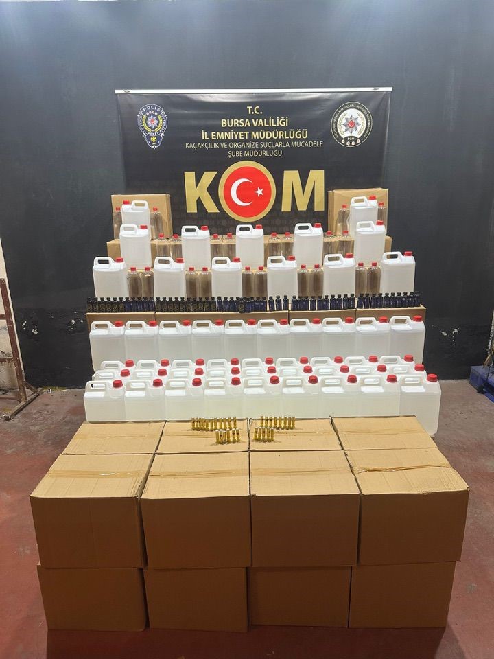 bursada kacak alkol operasyonu 0