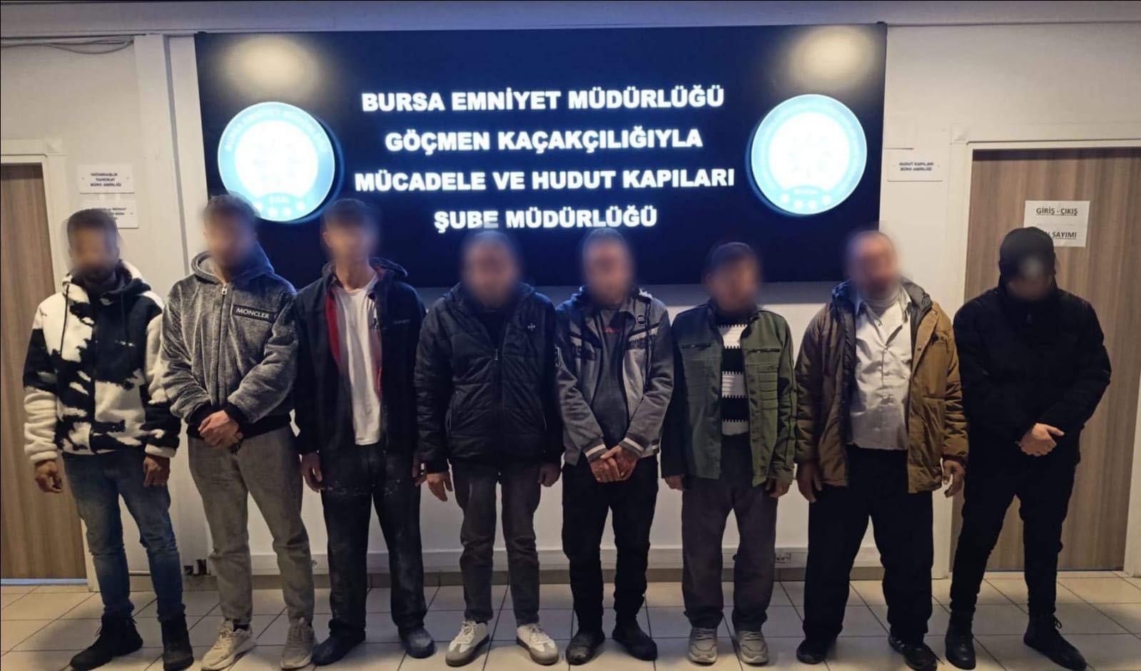 bursada kacak yabanci isci operasyonu 8 kisi yakalandi 1 supheli gozaltinda 0 LNWHBH5I