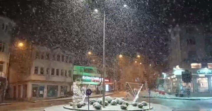 bursada kar yagisi etkisini gostermeye basladi 1