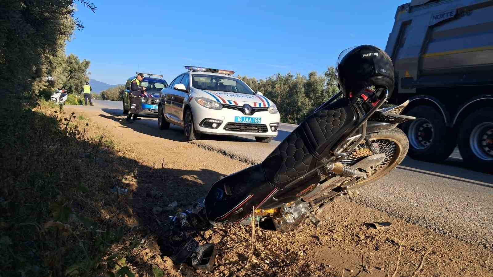 bursada motosiklet kazasi 1 yarali 0